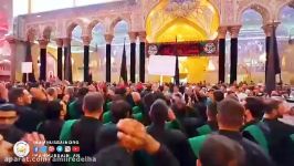 عزاداری شهادت امام صادق در صحن امام حسین