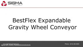 Used BestFlex Expandable Gravity Wheel Conveyor C4298