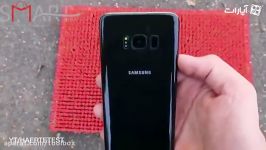 تست مقاومت گوشی Galaxy S8 درمقابل 10000 چوب کبریت