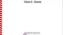 Dangerous Goods Class 2  Gases  MR0106