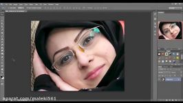 آموزش برطرف کردن چروک لک صورت در فتوشاپ  How To Clean Face Skin On Photoshop