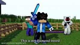 اهنگ diamond sword ماین کرافت