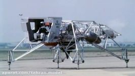 Lunar Landing Research Vehicle LLRV Takeoff and Hover Flight