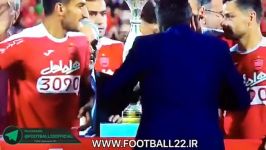 جشن قهرمانی پرسپولیس تهران در سوپرجام ایران