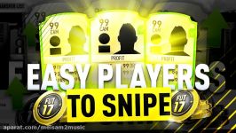 EASIEST PLAYERS TO SNIPE ON FIFA 17 LIVE SNIPING FIFA 17 ULTIMATE TEAM TRADING