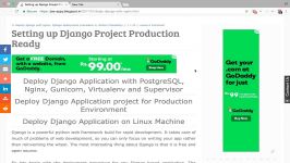 Deploy Django Application  Production Environment Nginx postgresql gunicorn ubuntu virtualenv