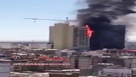 آتش سوزی مهیب در یکی هتل های امام رضا