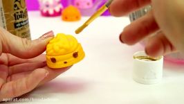 DIY Custom Painting Num Noms Lip Gloss Toy  Do It Yourself Craft Cookieswirlc Video