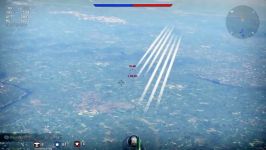 Warthunder  Perfect attack run on bomber formation