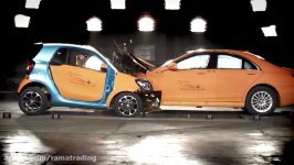 Car Crash Test Smart Vs Mercedes S Class Accident