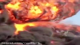 فیلمی انفجار در اسکله صیادی کنگان بوشهر