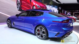 2018 KIA Stinger GT  Exterior and Interior Walkaround  Debut at 2017 Detroit Auto Sh