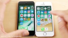 iPhone SE iOS 10.3.3 vs iPhone SE iOS 11 Public Beta 2