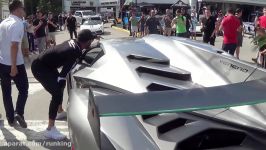 Lamborghini Veneno Driving + REVVING BullFest 2017 at Lambo Home Lamborghini Mi