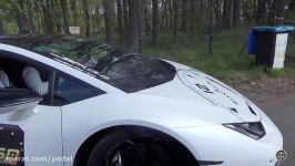 Lamborghini Huracan vs Ferrari 458 Spider  Drag Race