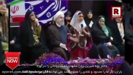 دختر بچه شیرین زبان مشهدی اشک روحانی را درآورد