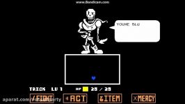 Undertale  only killing papyrus sans reaction