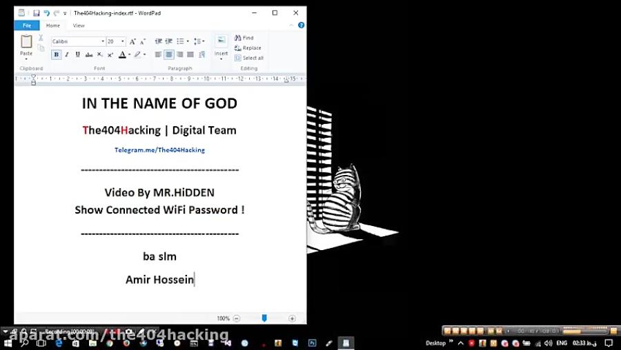 Show Connected WiFi Password  آموزش بازیابی پسورد وایفای های کانکت شده