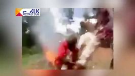 کشتار بی رحمانه آتش زدن مسلمانان میانمار توسط بودایی ها