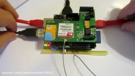 Raspberry Pi to Arduino SIM900 GSM using Connection Bridge from Cooking Hacks