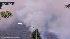 آتش سوزی های متعدد در آتشفشان آتشفشان Vesuvius