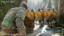 مقایسه For Honor روی PS4 Pro PC روزولشن 4k