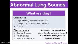 Lung Sounds Abnormal Crackles Rales Wheezes Rhonchi Stridor Pleural Friction Rub Breath Sounds