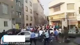 فرار دیوانه وار خودرو اپتیما دست پلیس تهران