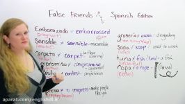 False Friends English mistakes that Spanish speakers make