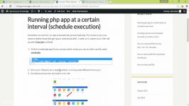 Cron job  Running php at a certain interval automatically