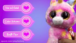 عروسک پلاش Ty Beanie Boo Fantasia the Unicorn مدل 30385