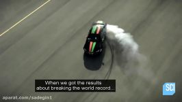 Watch This Man Set The World Speed Record While Driving His Car On Two Wheels