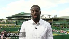 Draymond Green Takes In Sights and Sounds of Wimbledon