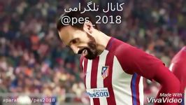 یه ویدیو بسیار زیبا نشون میده pes2018 واقعی تر شده