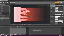 Death Game Over Screen  #34 Creating A SideScroller With Unreal Engine 4