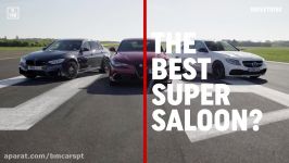 Alfa Giulia Quadrifoglio vs BMW M3 Comp Pack vs Mercedes AMG C63 S race to 150m