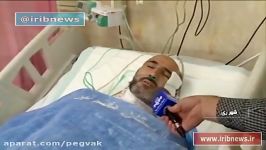 گفتگو روحانی مضروب حادثه مترو شهرری