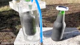 Solar Evacuated Tube Vacuum Tubes DIY Test in the Sun