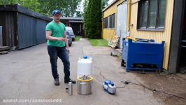 making nitrogen ice with vacuum chamber that is 210 degrees celsius