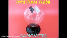 RADIOMETER  English  Spinning Fan inside a vacuum bulb