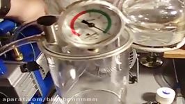 Demonstration of medical suction unit with a laboratory vacuum pump