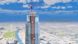Otis Elevator SkyBuild Construction Elevator System  3D Animation