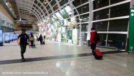 Hong Kong International Airport KONE elevator  going down