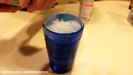 Freezing water with pressed air