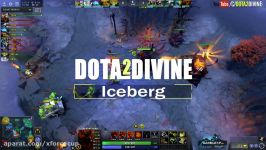 WTF is this Farm NOT HUMAN SF Gameplay by Iceberg 7.06 META Dota 2