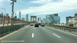 Driving Downtown  Manhattan New York City NY USA