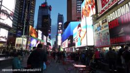 Walking around Times Square at Night in New York City 【4K】