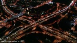 Flyover Los Angeles at Night Raw HD 720p Original Full Video