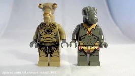 LEGO Geonosian Minifigure Comparison STAR WARS Review 2003 vs. 2012