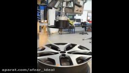 ViperHoist lifting rims in the automotive industry